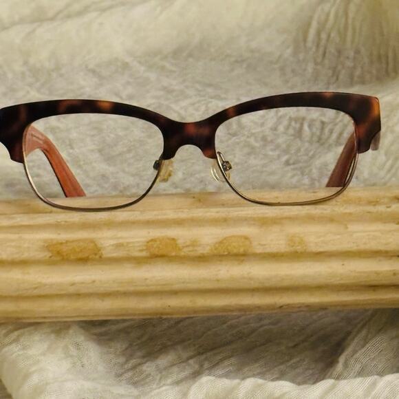 Kate Spade SHANTAL 0QTQ Havana Pink Tortoise Women’s Eyeglasses Cat Eye main image 3